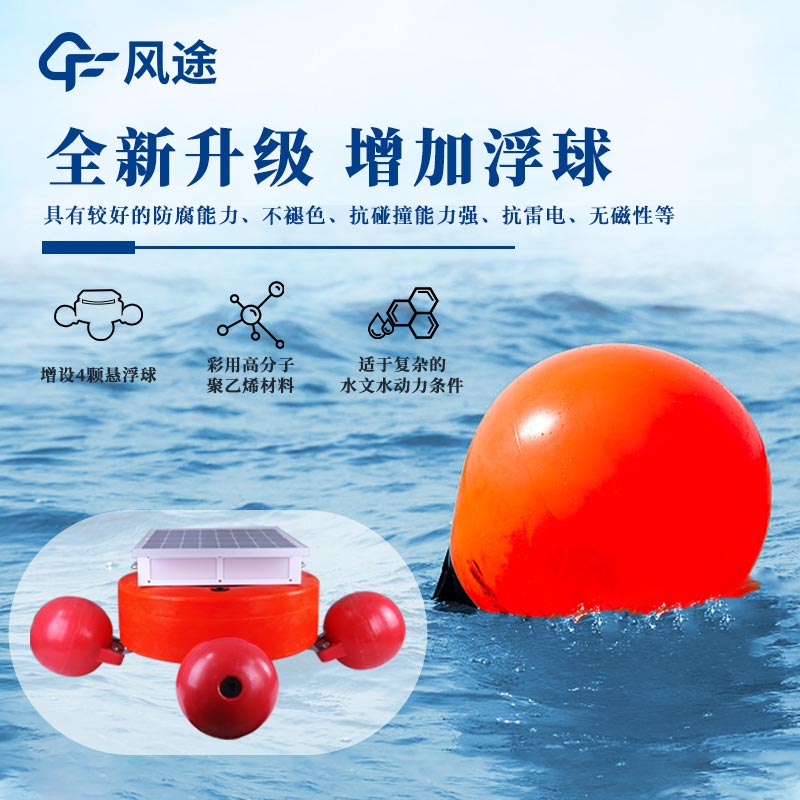 What is the approximate weight and size of the current water quality monitoring buoys?