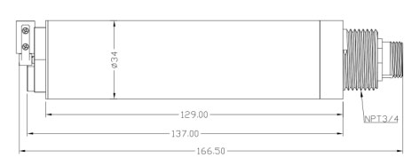 Oil in Water Analyzer size chart