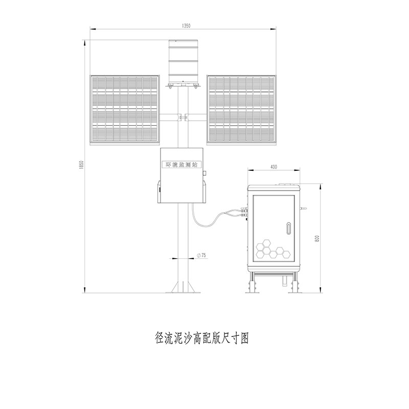 Automatic monitoring instrument for runoff sediment product size and working diagram